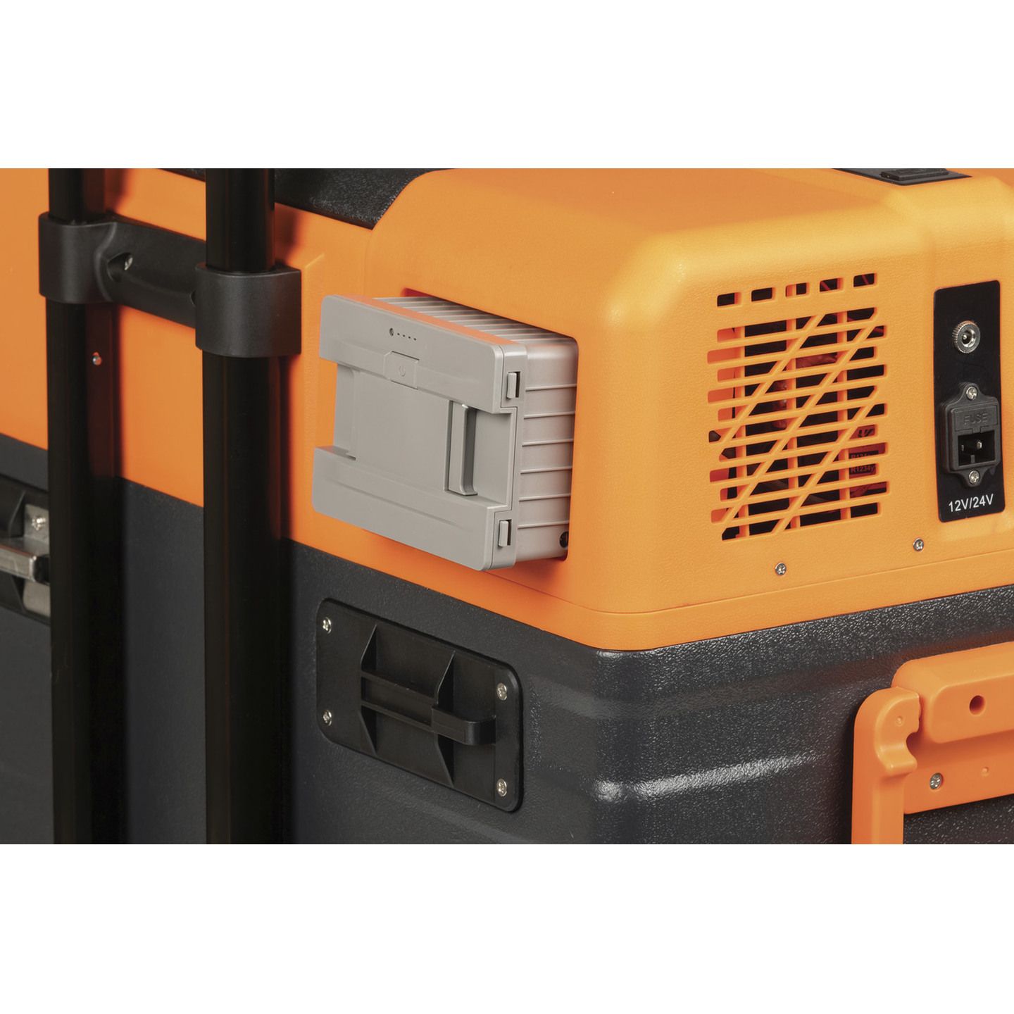 52L Rovin Portable Fridge or Freezer with Handle + Wheels, Solar ...