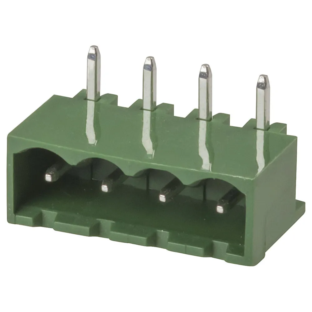 4 Pole PC Mount Pluggable Terminal Block Socket - 5.08mm | Jaycar New ...