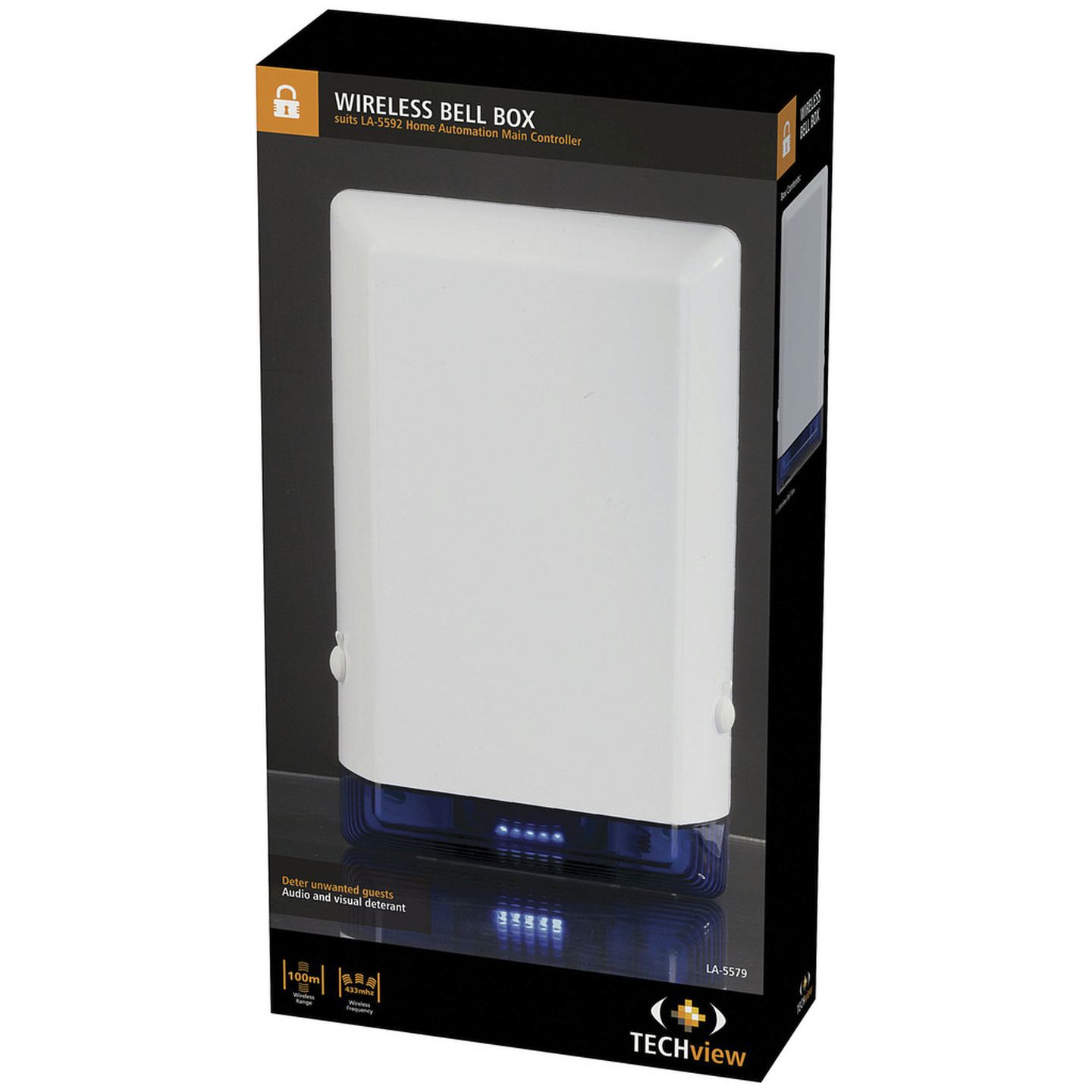 Wireless Siren and Strobe in Bell Box to Suit Home Automation Systems ...