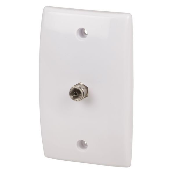 Tv Rear Socket Types Chart Flushmount 75 Ohm TV Wall Socket with F-Rear Connection | Jaycar New ...