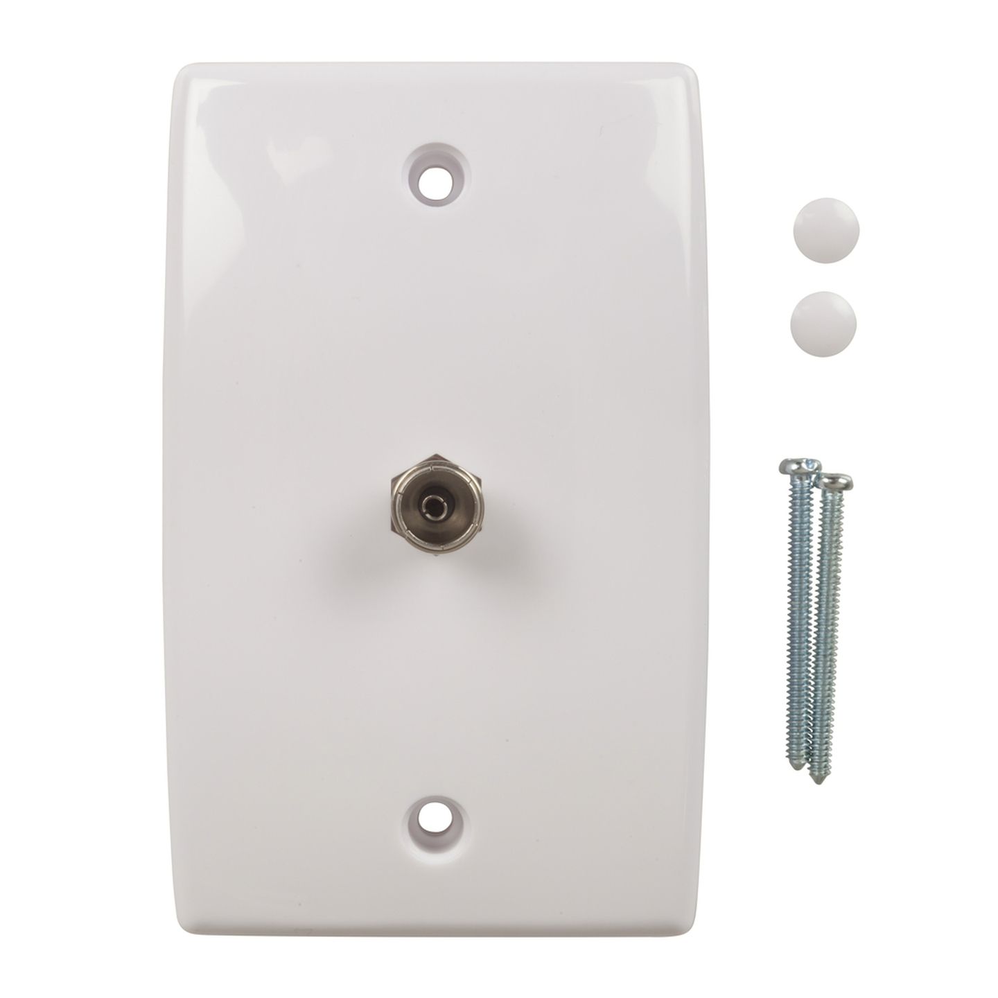 Tv Rear Socket Types Chart Flushmount 75 Ohm TV Wall Socket with F-Rear Connection | Jaycar New ...