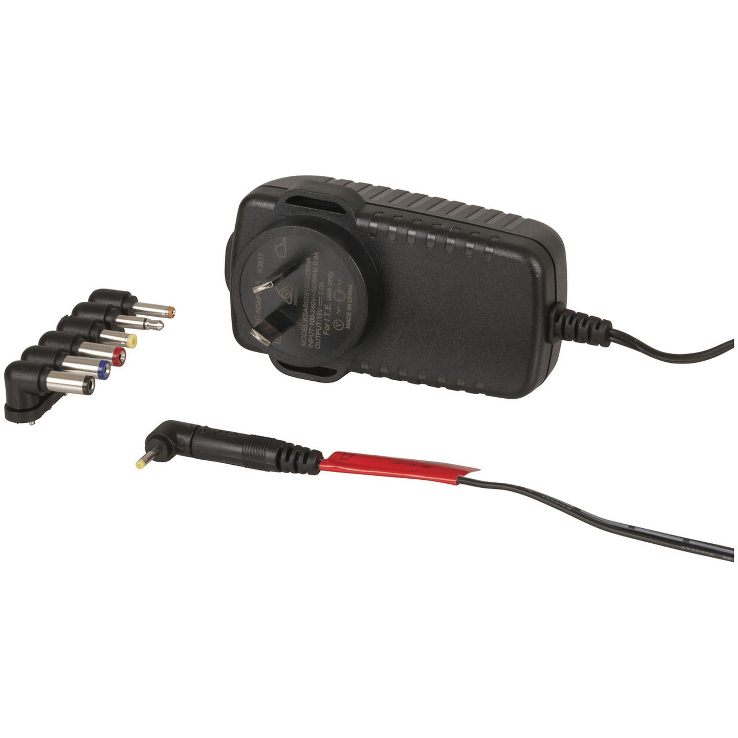 15V DC 2A Power Supply 7DC Plugs | Jaycar New Zealand