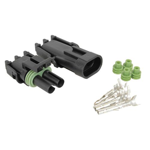 Automotive Waterproof FS Plug and Socket Set - 2 way | Jaycar New Zealand