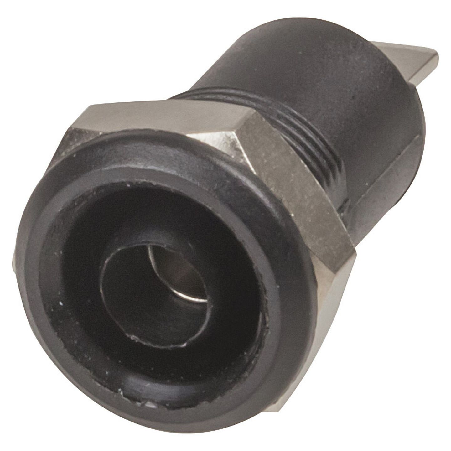 Black 4mm Panel Mount Socket | Jaycar New Zealand
