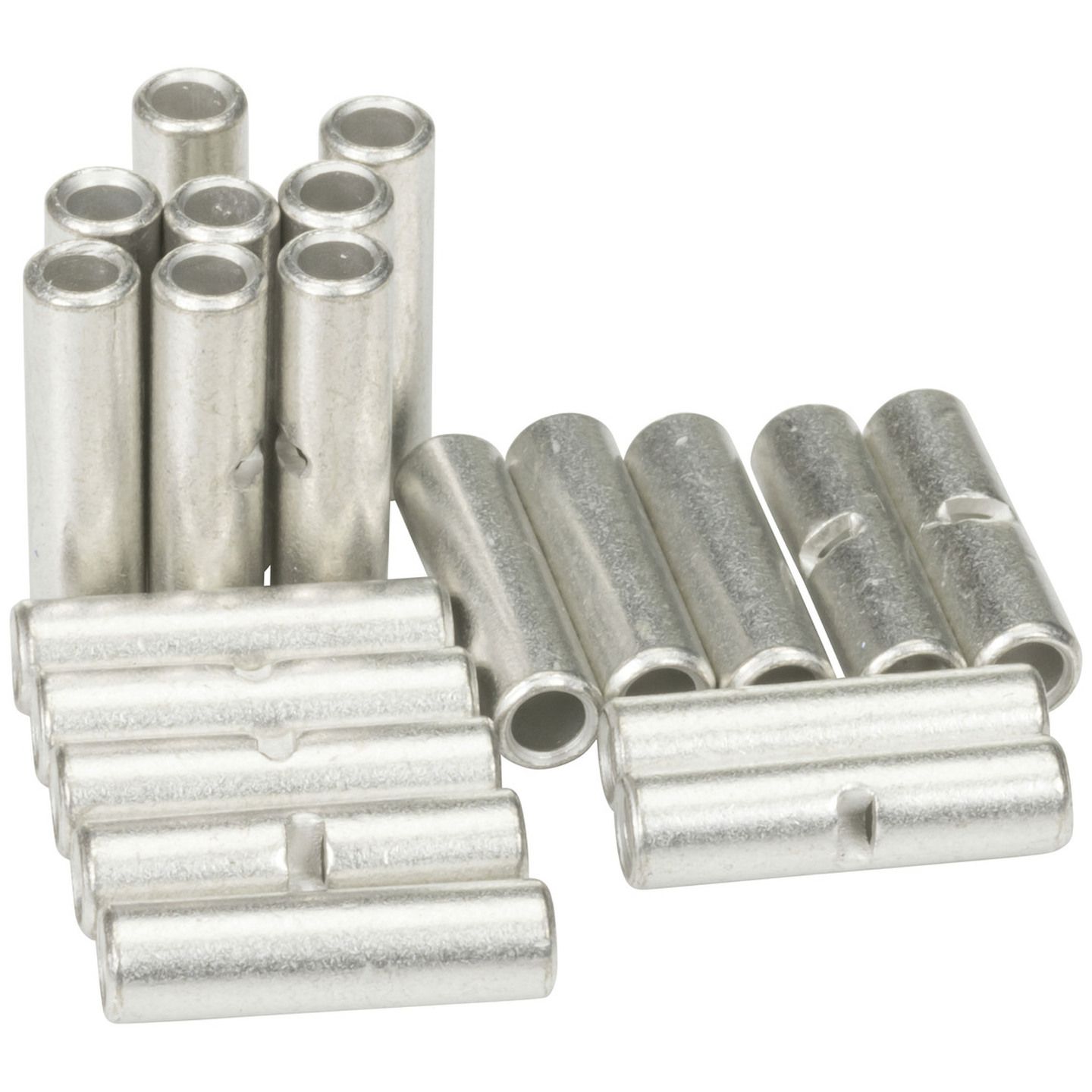 Non-Insulated Butt Terminal 16-14AWG Pack of 20 | Jaycar New Zealand