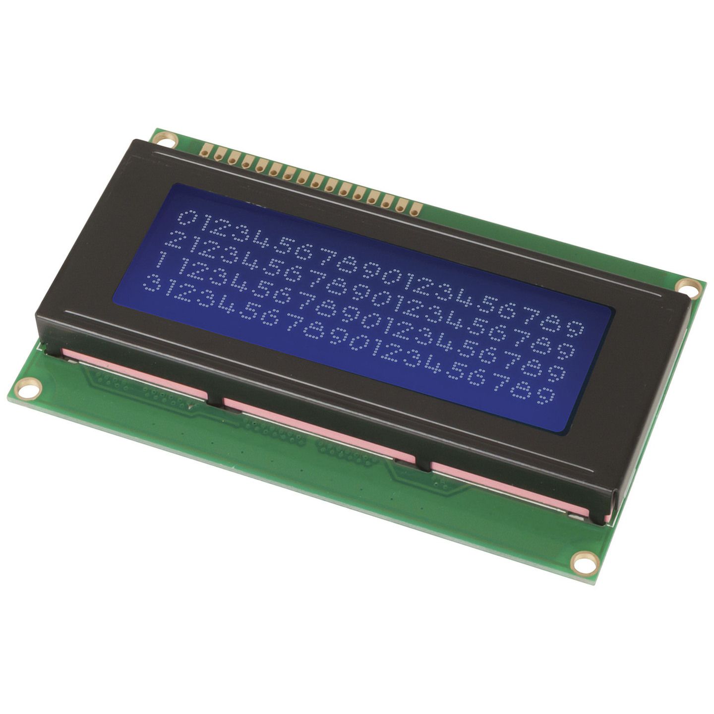 Dot Matrix White on Blue LCD 20x4 Character | Jaycar New Zealand