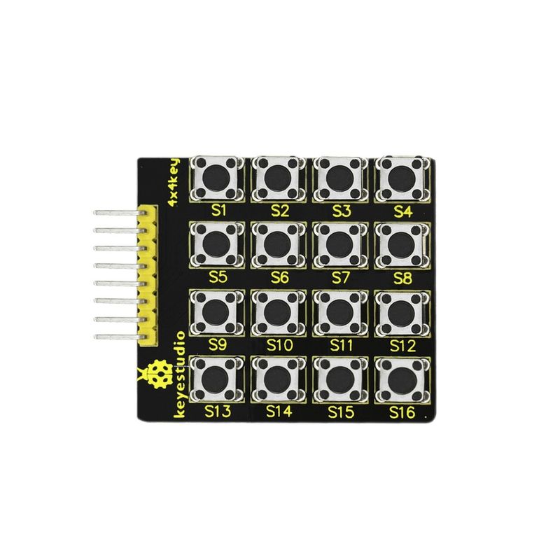 Large Button 4*4 Matrix Keypad for Arduino | Jaycar New Zealand