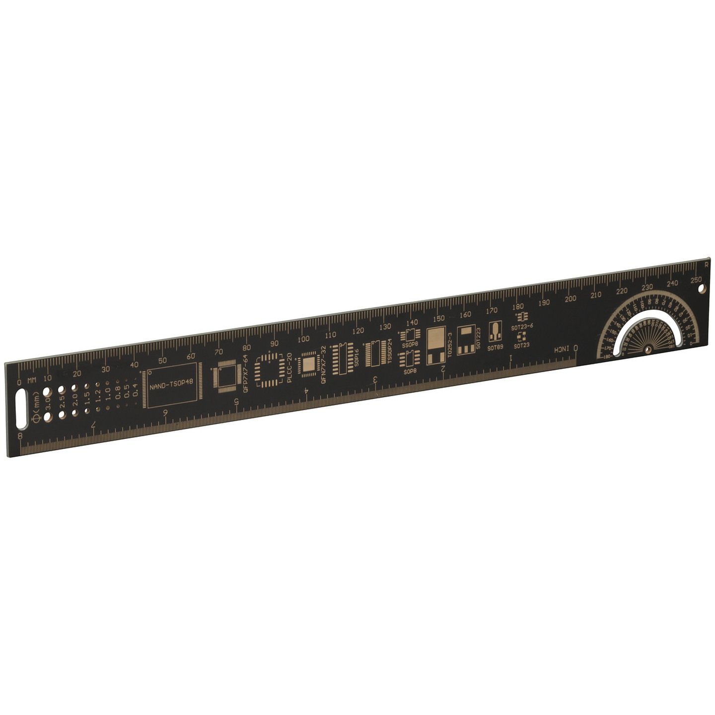 Engineers Ruler - 25cm with Scale | Jaycar New Zealand