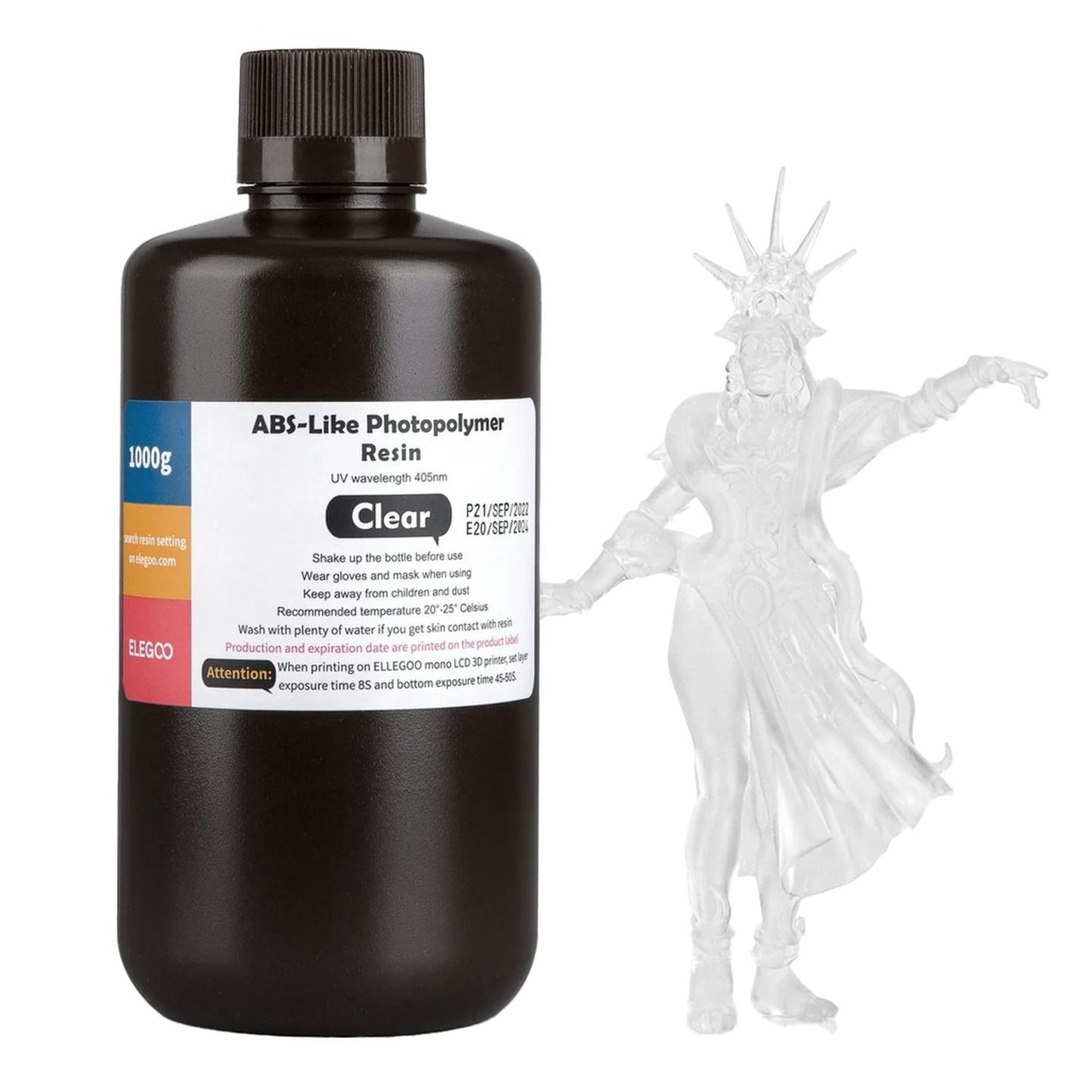 ABS-like Resin 1.0 Clear 1KG | Jaycar New Zealand