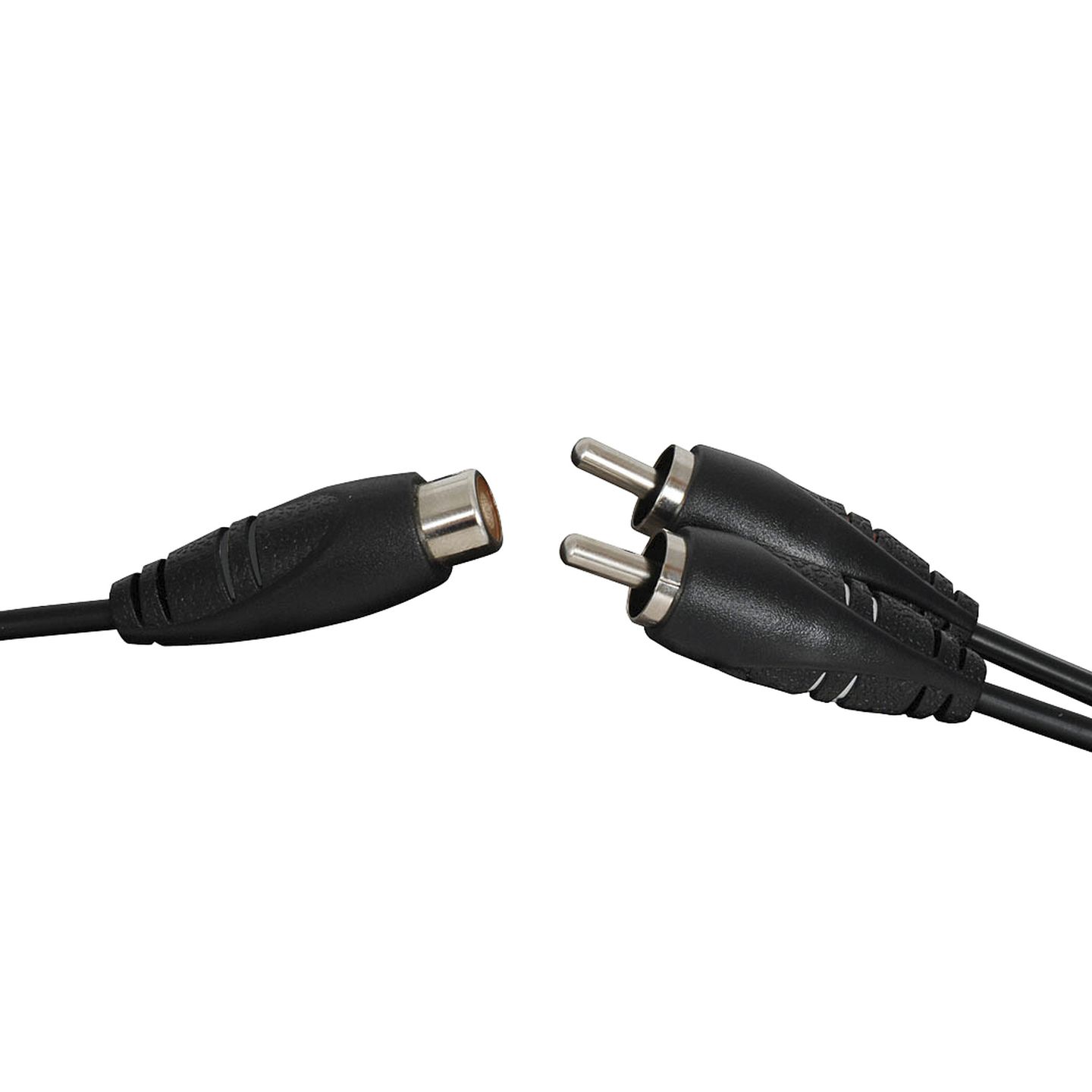 RCA Plug to 2 x RCA Sockets Audio Cable - 300mm | Jaycar New Zealand