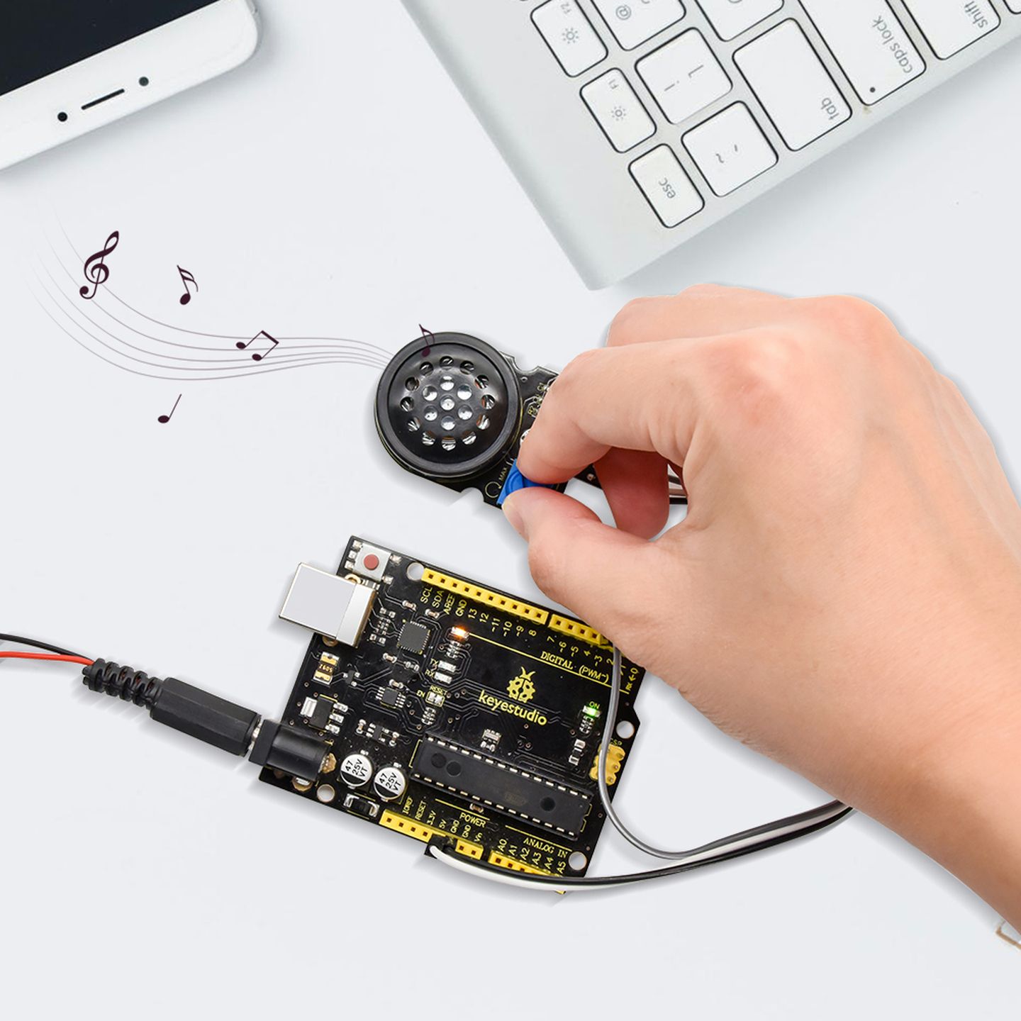 Arduino Compatible Audio Amplifier with Speaker Module | Jaycar New Zealand