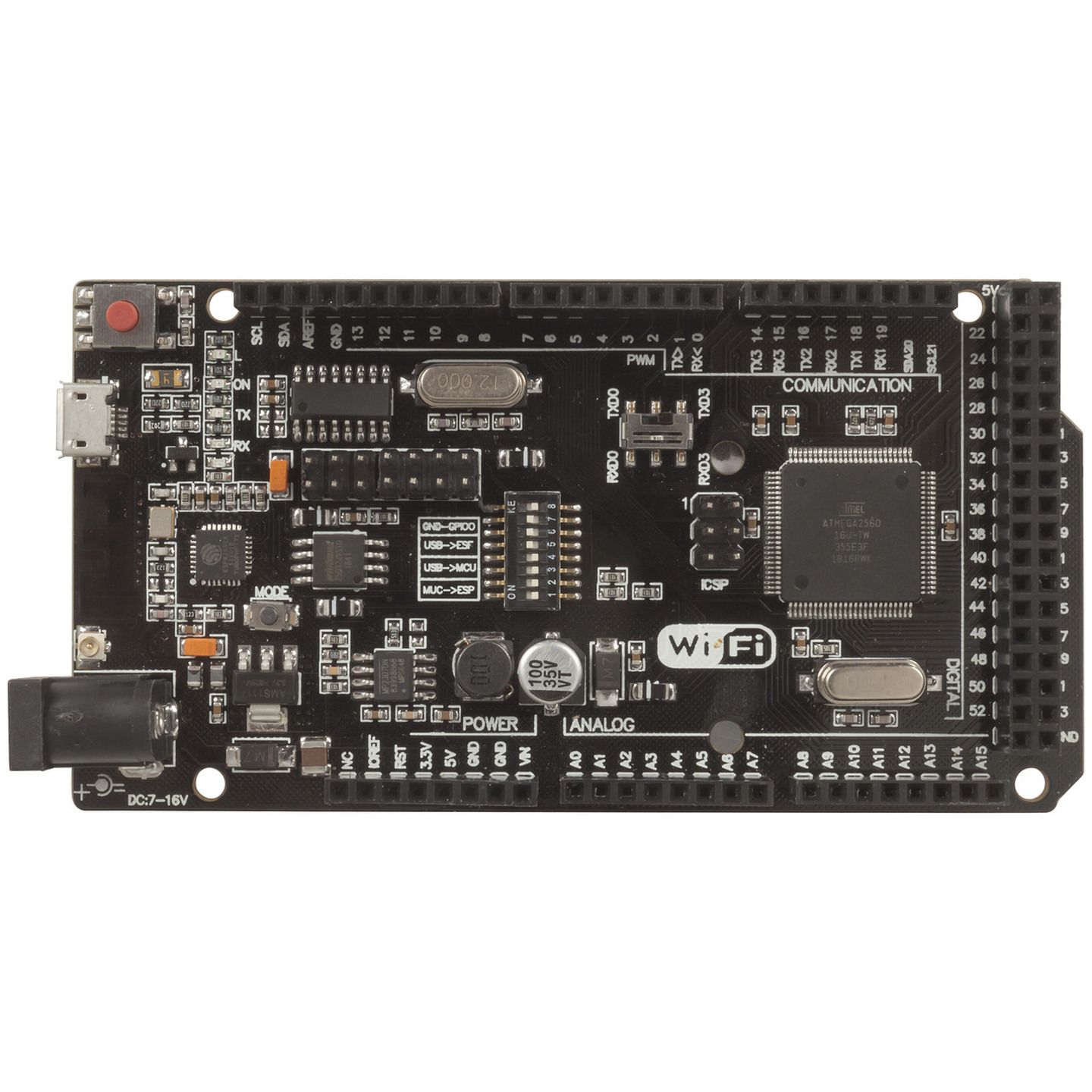 Duinotech MEGA 2560 r3 Main Board with Wi-Fi | Jaycar New Zealand