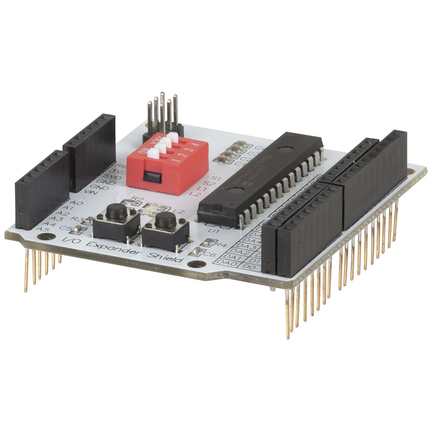 Expander I/O Shield for Arduino/Pcduino | Jaycar New Zealand