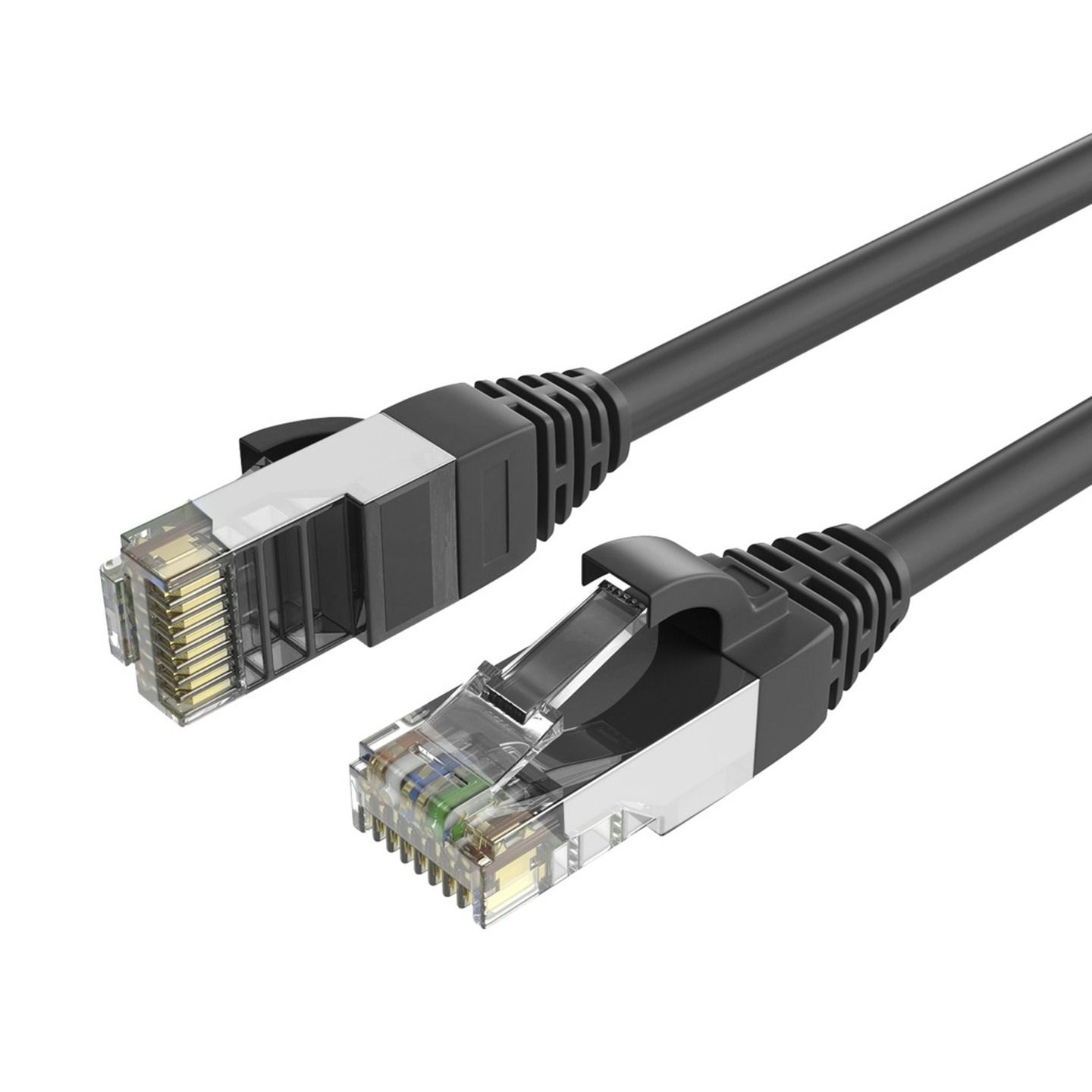 Cat6A Crossover Cable - 2m Black | Jaycar New Zealand