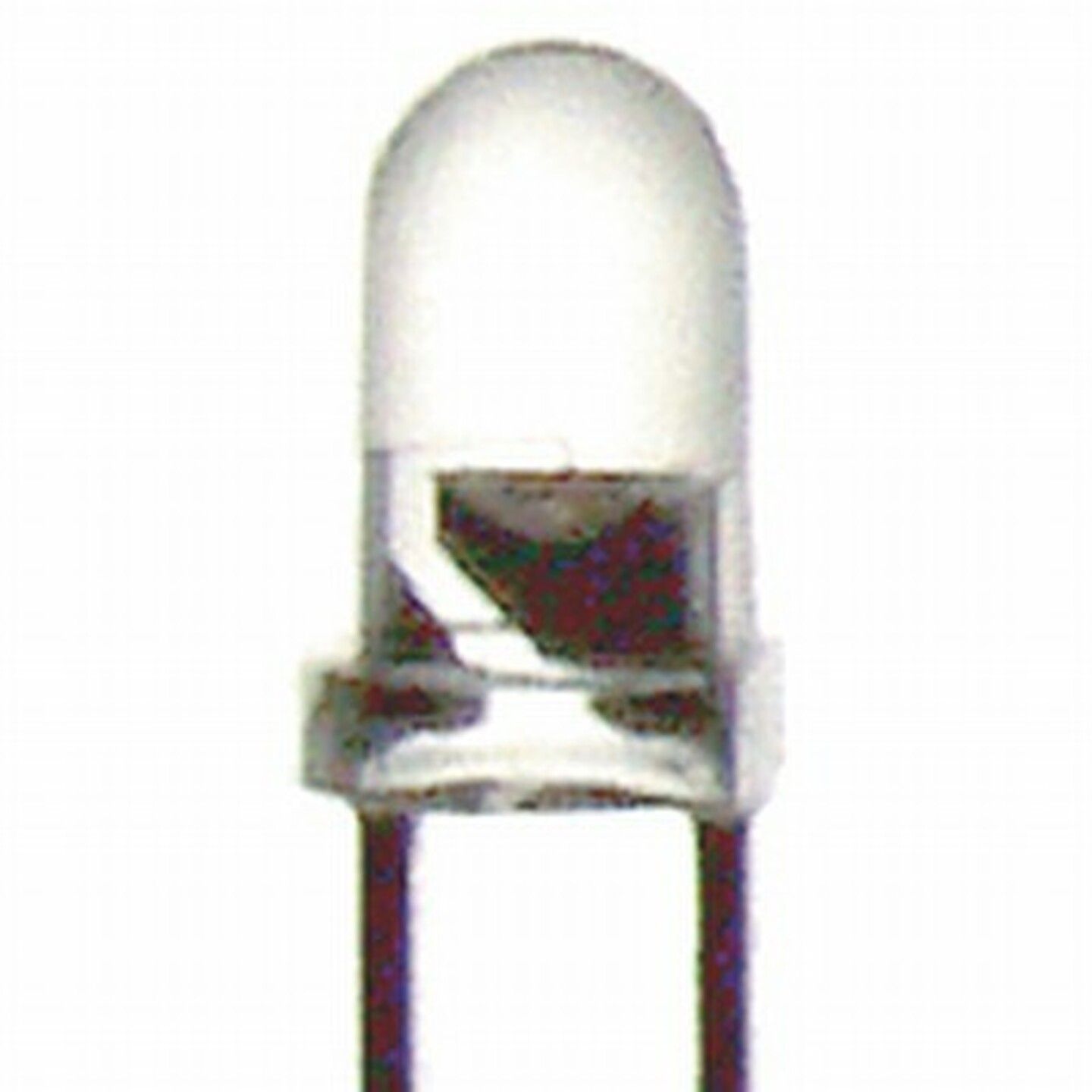 10-Pack Of 5mm Bi-Color Red/Green Diffused LEDs - 2-Pin, 60° Viewing Angle, 25mA 13 thumbnail image